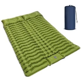 Double Air Mattress With Pillow, Built-in Foot Pump, 4-inch Camping Air Mattress, For Hiking, Traveling-It Is Prohibited To Sell On Walma