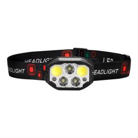 VEVOR 2 Pack Headlamps Lightweight LED Rechargeable Headlight 12 Lighting Modes