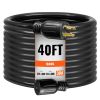 VEVOR 30 Amp Generator Cord and Power Inlet Box Kit, 40 FT, NEMA L14-30P/L14-30R STW 10 AWG Generator Power Extension Cord with Twist Lock Connector