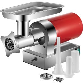 VEVOR 1.5 HP, 1100 Watt Electric Meat Grinder with 2 Grinding Plates and Sausage Kit