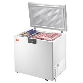 VEVOR Chest Freezer, 7 Cu.ft / 198 L Compact Deep Freezer