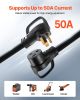50A Generator Extension Cord 25 ft 250V NEMA 6-50P to 6-50R 12500W Power Cable
