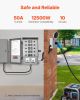 Manual Transfer Switch 50A Generator Transfer Switch Kit NEMA 3R 12500W 120/240V