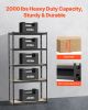 Storage Shelves 16" D x 36" W x 71.4" H 5-tier Garage Storage Shelving