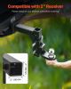 Adjustable Trailer Hitch 2" Receiver 9" Drop Ball Mount Hitch 7500 lbs Black