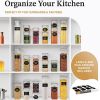 24 Pack Food Grade Container Set For Kitchen and Pantry Organization- Airtight, Clear Plastic with Durable Lids