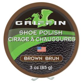 Griffin Shoe Polish – 3 oz. (Color: Brown)