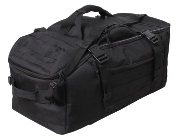 Rothco 3-In-1 Convertible Mission Bag (Color: Black)