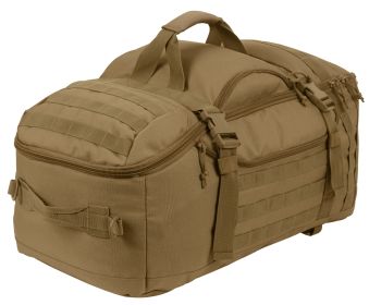 Rothco 3-In-1 Convertible Mission Bag (Color: Coyote Brown)