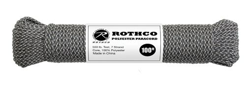 Rothco 550lb Type III Polyester Paracord (Color: ACU Digital Camo, size: 100')