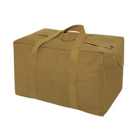Rothco Canvas Small Parachute Cargo Bag (Color: Coyote Brown)