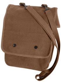 Rothco Canvas Map Case Shoulder Bag (Color: Earth Brown)