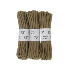 Rothco 72" Boot Laces - 3 Pack (Color: Desert Tan)