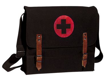 Rothco Canvas Nato Medic Bag (Color: Black)