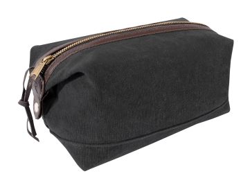 Rothco Canvas & Leather Travel Kit (Color: Charcoal Grey)