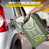 VEVOR Jerry Fuel Can, 5.3 Gallon / 20 L Portable Jerry Gas Can with Flexible Spout System