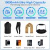 20000mAh 5V 2A Power Bank for Heated Jackets Vests Pants Gloves Scarves DC 7.4V 2A Heated Clothing Replacement Battery Pack for Men Women Vest Not Inc