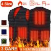 Heated Vest w/ 5 zone heating and 3 Temperature Settings For Men and Women.