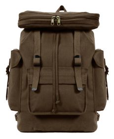 Rothco Canvas European Style Rucksack (Color: Earth Brown)