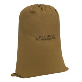 Rothco Canvas Barracks Bag (Color: Coyote Brown, size: 30" x 40")