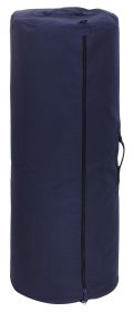 Rothco Canvas Duffle Bag with Side Zipper (Color: Navy Blue, size: 30" x 50")