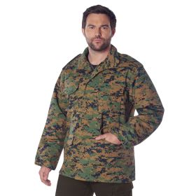 Rothco M-65 Field Jacket (Color: Woodland Digital Camo, size: XS)