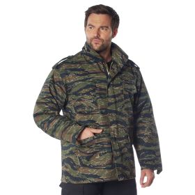Rothco M-65 Field Jacket (Color: Tiger Stripe Camo, size: S)